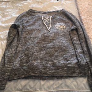 Justice sweatshirt youth 12/14